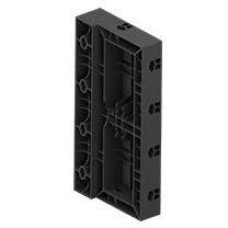 Елемент зовнішнього кута стінової пластикової опалубки 